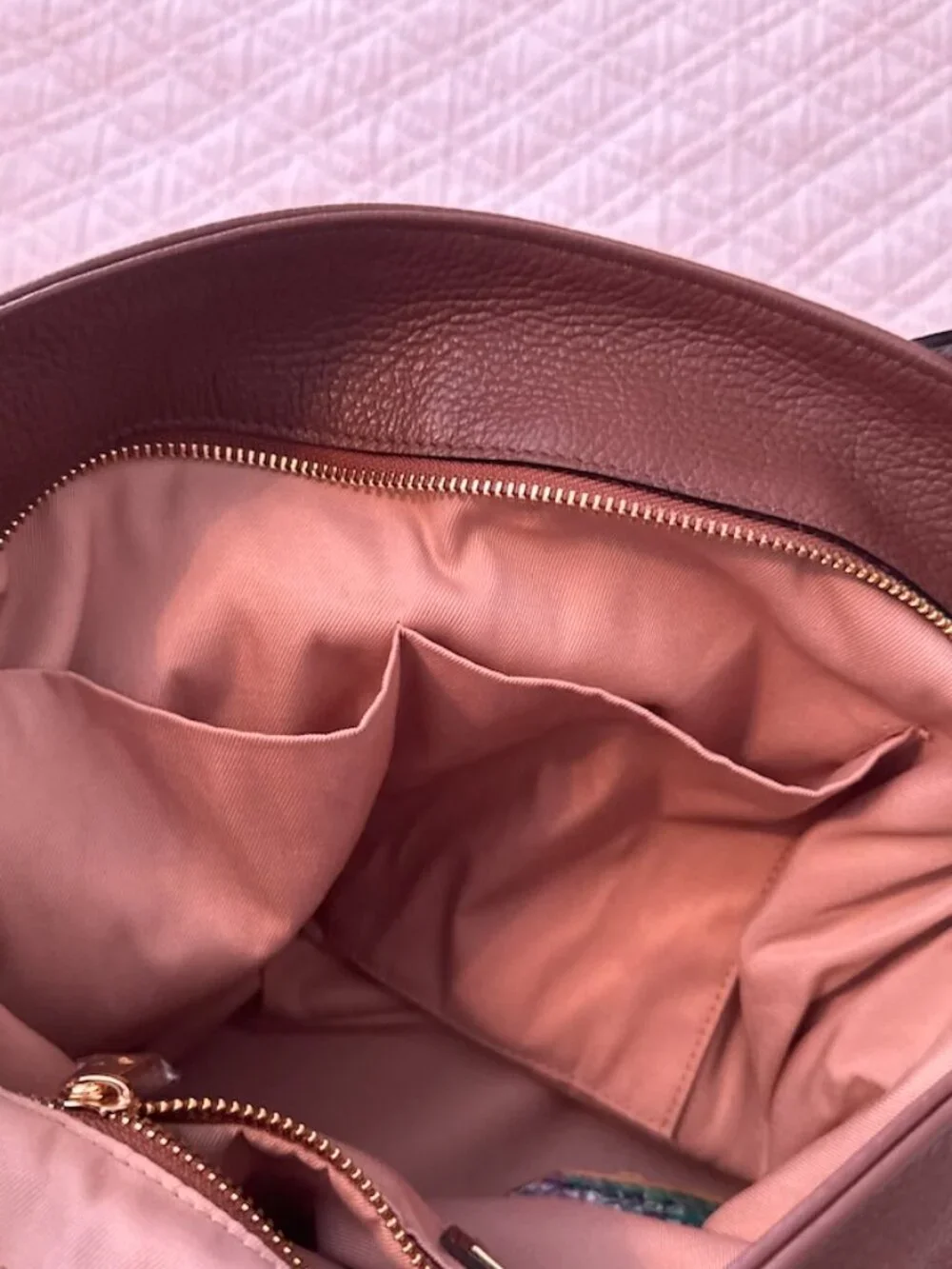 Vestirsi Serena Mocha Leather Hobo Bag